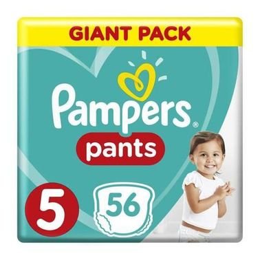Pampers pants size 5 giant pack 12-18 Kg × 56 diapers