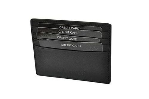 Magellan Cards Wallet For Men - Made Of Leather - Black