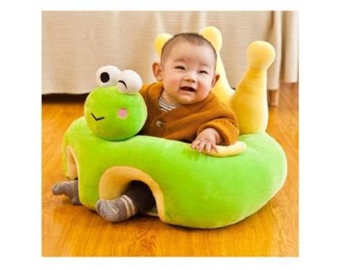 Generic Portable Baby Support Seat Sofa, Plush Chair Colorful Infant Dog Shaped Children's Plush Toy For 0-3 Years