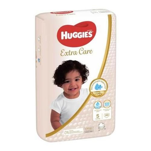 Huggies extra care size 5 jumbo pack 12-22 Kg 60 diapers