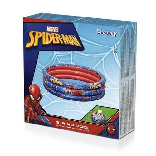 Bestway Spider-Man 122Cm X H30Cm 3-Ring Pool 26-98018