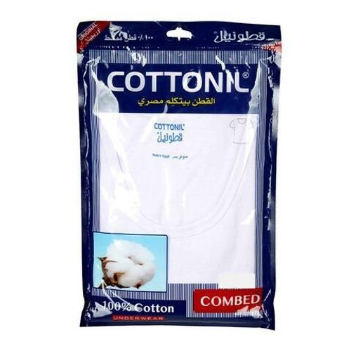 Cottonil white undershirt t-shirt combed medium