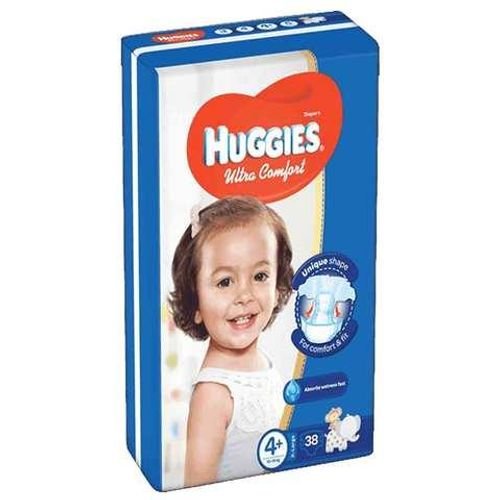 Huggies Diapers No.+4 Size 10-16 Kg 38 Diapers