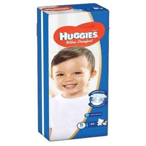 Huggies Diapers No.5 Size 12-22 Kg 34 Diapers