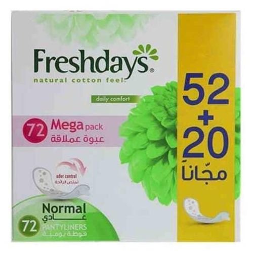 Freshdays Pantyliner Daily Comfort Normal 72 Pads