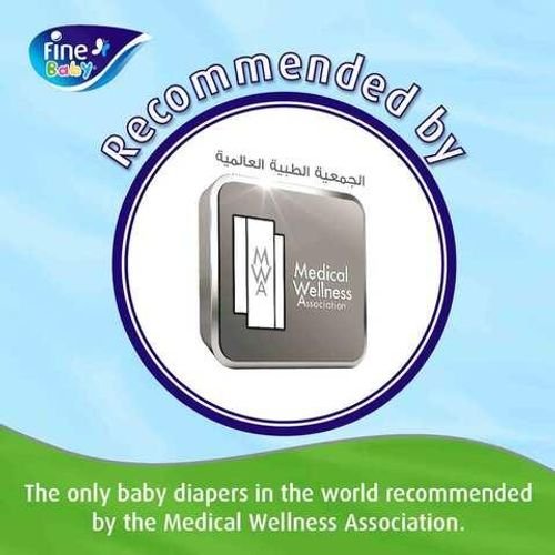 Fine Baby Diapers Size 6 Junior 16+ Kg Mega Pack 66 Diapers