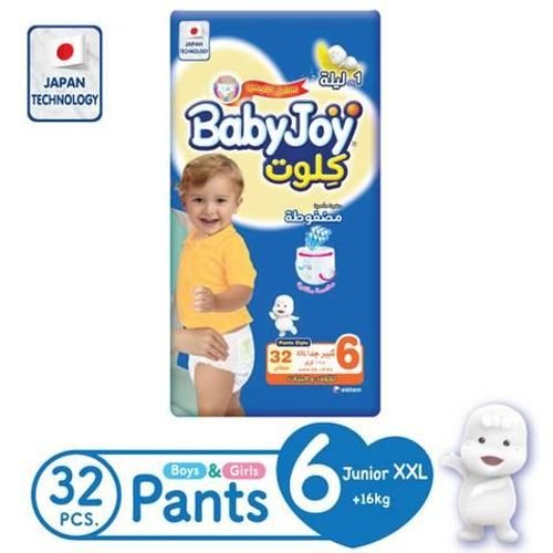 BabyJoy Cullote Baby Diaper Junior Pack Size 6 XXL +16 kg 32 Counts