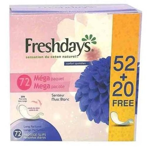 Freshdays Pantyliner Normal Long Scent 72 Pads