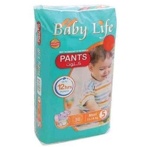 Baby Life Diapers Pants Maxi Size 5 From 11 To 18 Kg 36 Diapers