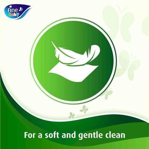 Fine Baby Wet Wipes With Aloe Vera And Chamomile Lotion 54 Wipes