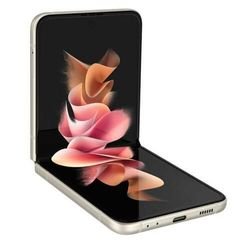 SAMSUNG Smartphone Z Flip 3 5G 256GB Storage 8GB Ram Nano Dual Sim Card Android Cream