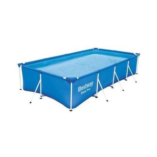 Bestway Steel Pro Rectangular Swimming Pool Blue 13.1x6.11x32inch