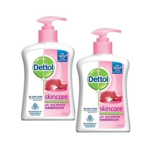 Dettol Skin Care Liquid Handwash 200mlx2's