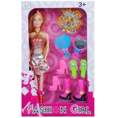 Doll Fashion Doll With Accessories 398I-8 Multicolour