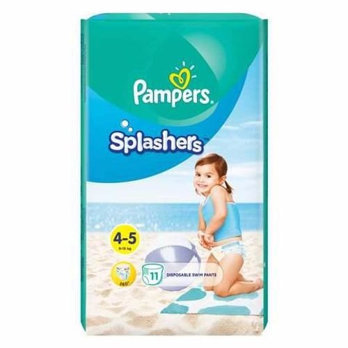 Pampers Splasher Swimming Baby Diapers Maxi Size 4, 11 Diaper