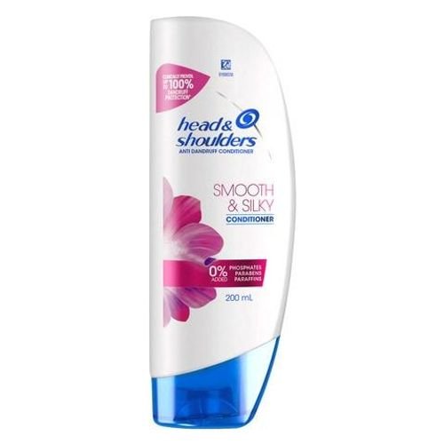 Head & Shoulders Smooth And Silky Anti-Dandruff Shampoo 400ml + Conditioner 200ml
