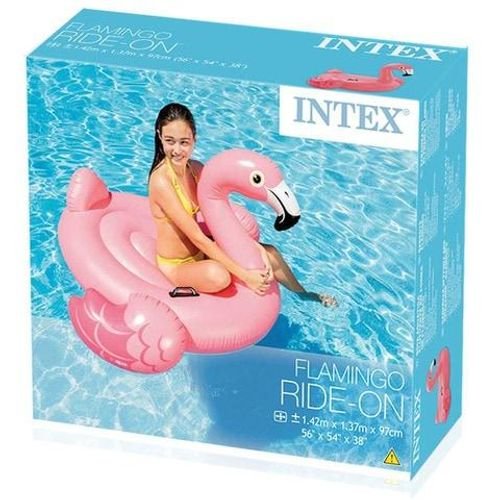 Intex Flamingo Ride-On Pool Float 57558NP Pink ‎137x142x97cm