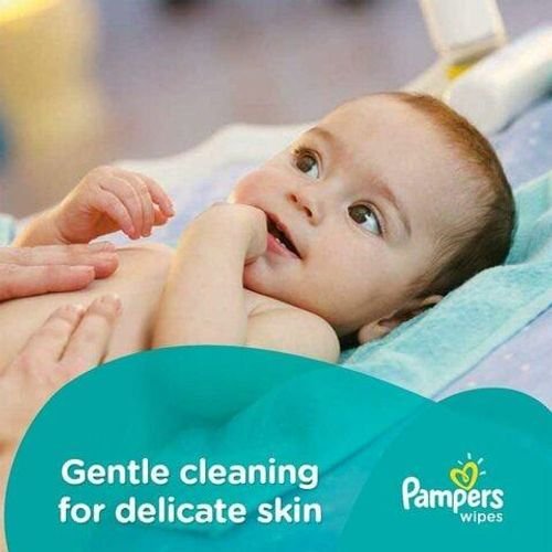 Pampers baby wipes soft & strong for gentle cleaning 192 wipes x  3