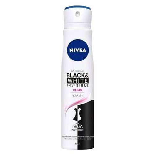 Nivea Invisible Black & White Spray Deodorant - 150 ml