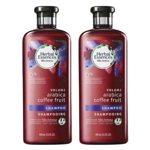 Herbal Essences Bio:Renew Volume Arabica Coffee Fruit Shampoo 400mlx2