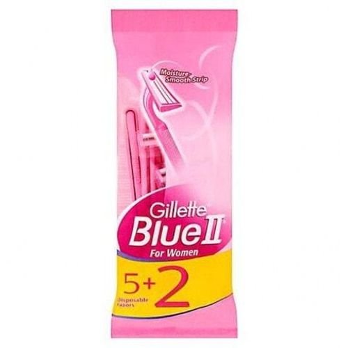 Gillette Blue Ii Disposable For Women 5+2