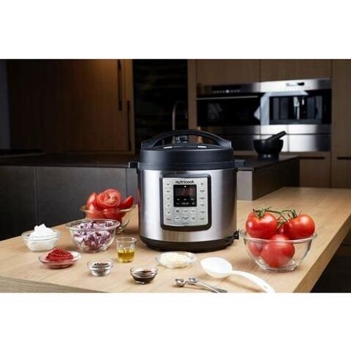Nutricook 6 LTR Electric oven with Rotisserie,convection fan , inner lamp Smart Pot Stainless S