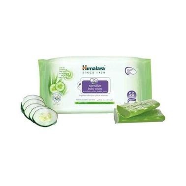 Himalaya Sensitive Baby Wipes Green 56 countx4