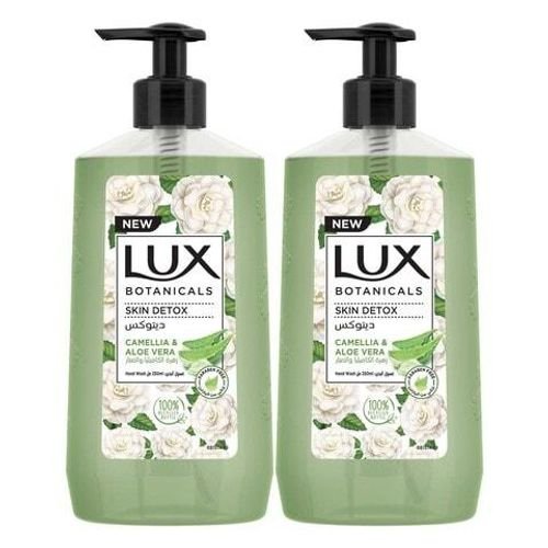 Lux Botanicals Perfumed Hand Soap With Camelia And Aloe Vera Green 250ml Pack of 2