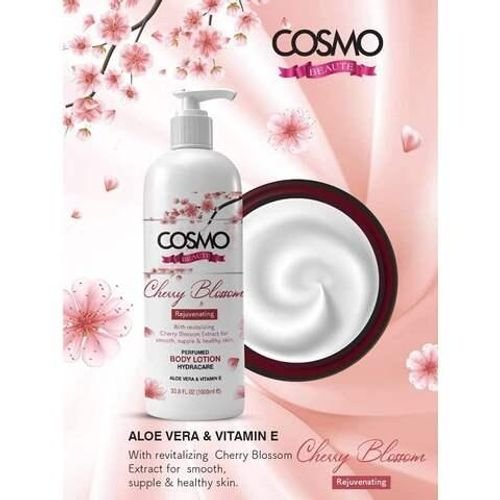 Cosmo Body Lotion Cherry Blossom 500ml Pack of 2