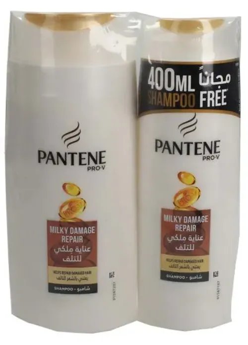 Pantene Milky Damage Repair Hair Shampoo 700 ml+400 ml