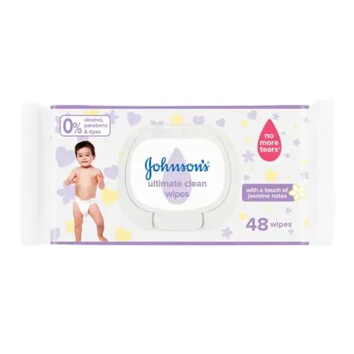 Johnson's Baby Ultimate Clean Wipes 48 count