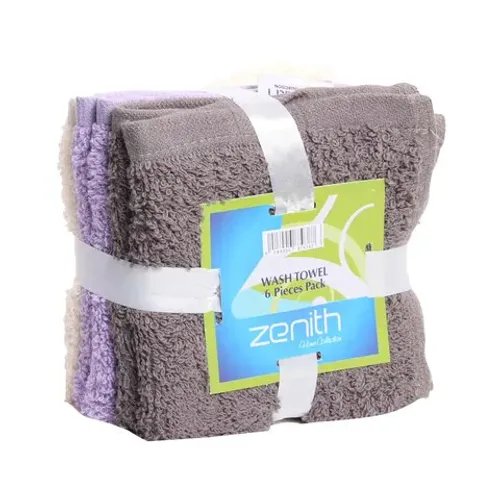 Zenith Home Collection Wash Towel 5 Pieces Mixed Set