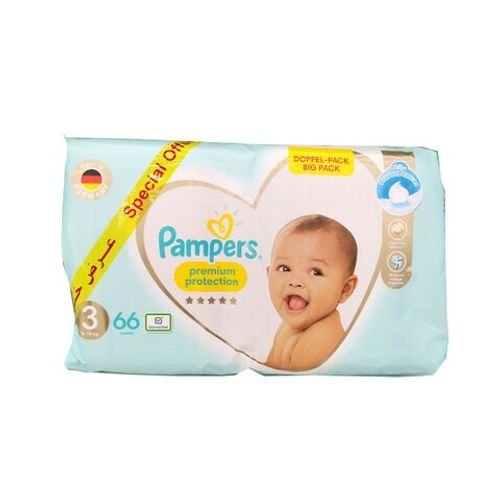 Pampers Baby Diapers Double Pack Size 3, 6-10kgx66&#39