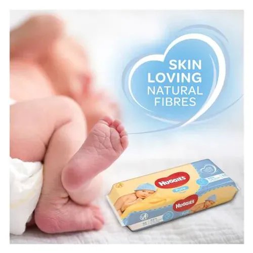 Huggies Pure Baby Wipes 56 Count 2 + 2 Free