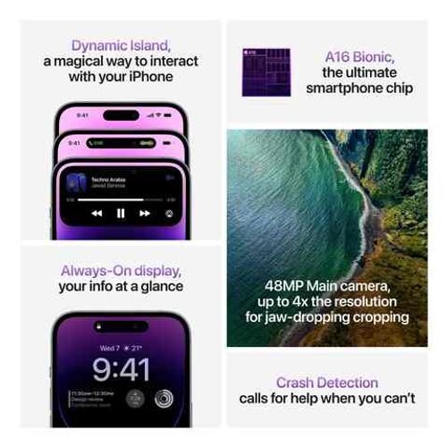 Apple iPhone 14 Pro Max 128GB 5G Deep Purple