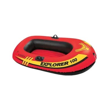 Intex Explorer 100 Boat 58329 Red 147×84×36cm