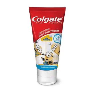 Colgate Minions Toothpaste 6+ Years Mild Mint White 50ml