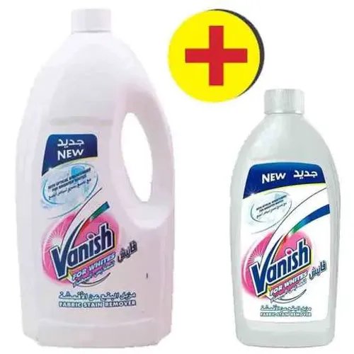 Vanish Stain Remover White 1.8 Liter + Vanish Stain Remover White 500 Ml Free