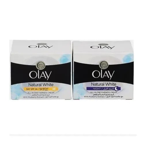 Olay Natural White Healthy Fairness Cream 50mlx2&#39