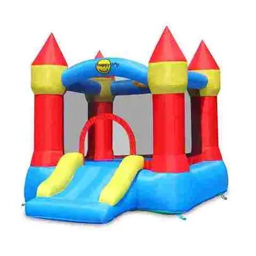Happy Hop Castle Bouncer With Slide & Hoop
