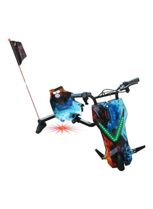 3 Wheels Drifting Electric Power Scooter With Led Light