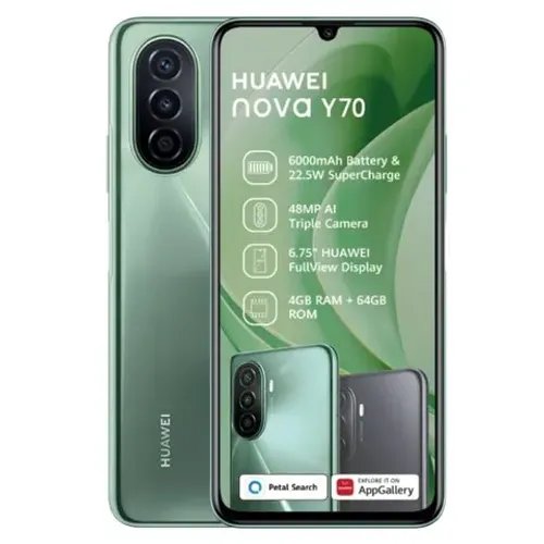 HUAWEI NOVA Y70- 64GB Green