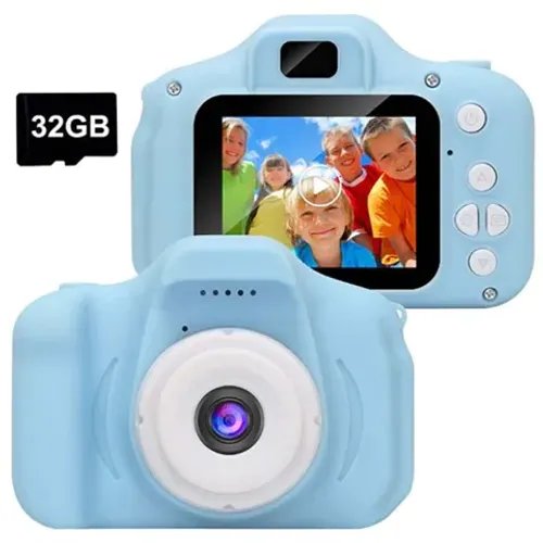 كاميرا أطفال 32 جيجا بايت أزرق