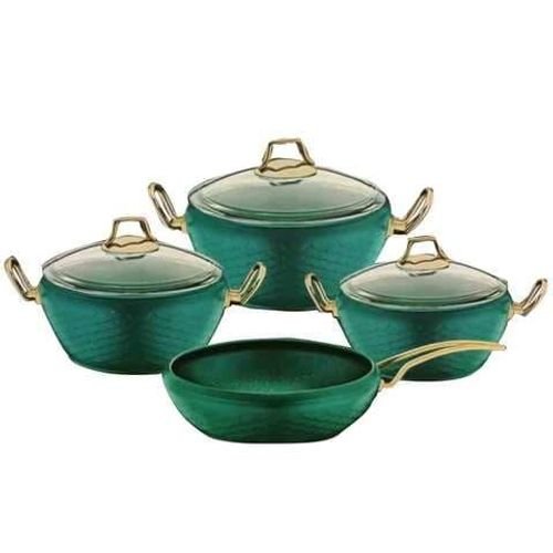 OMS Cooking Set 7 Pieces Green