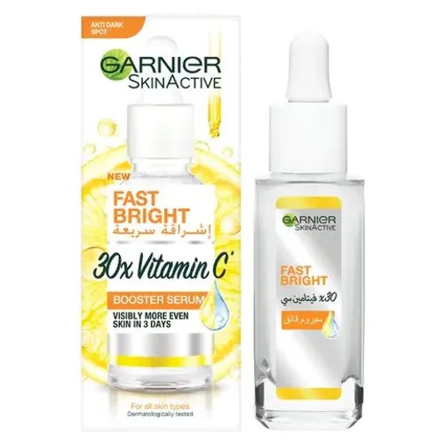 Garnier SkinActive Fast Bright Booster Serum White 30ml