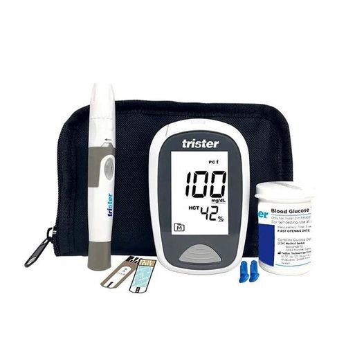 تريستر 2 في 1 جهاز قياس سكر الدم مع نظام مراقبة النبض بي-كيتون TS-021BGK