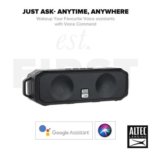 Altec Lansing Fury Wireless Bluetooth Speaker W340N Black