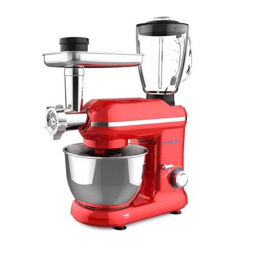 Frigidaire Stand Mixer With Meat Grinder And Blender Functions 1000W, Red, FD5126