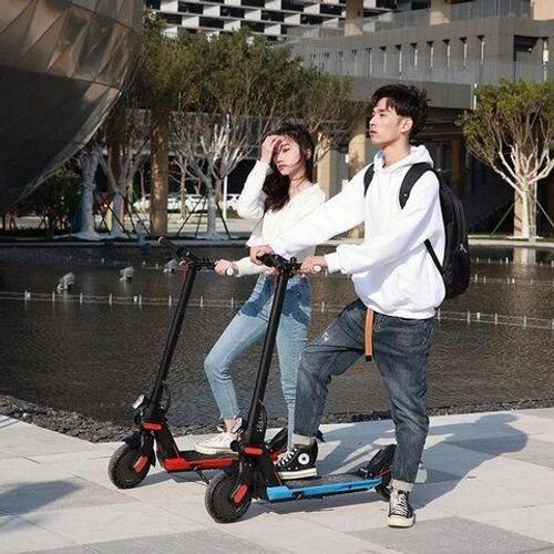 ManWheel MW-5 Electric Kick Scooter – 8.5" Solid Honeycomb Tyres, 25 km/hr Top Speed, 18-20 km Range, 120 kg Max. User Weight - Foldable, Dual Braking System