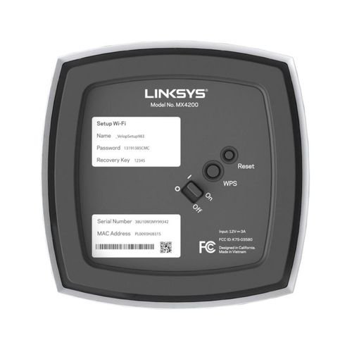 Linksys MX12600 Velop AX4200 Tri-Band Mesh WiFi 6 System